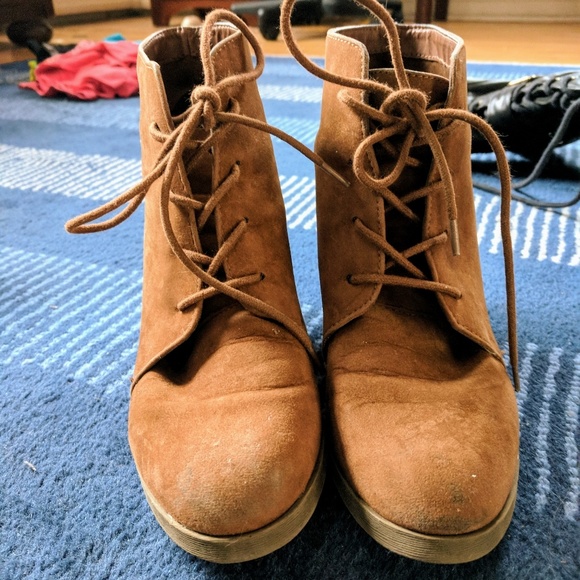 madden girl lace up booties - Picture 3 of 4